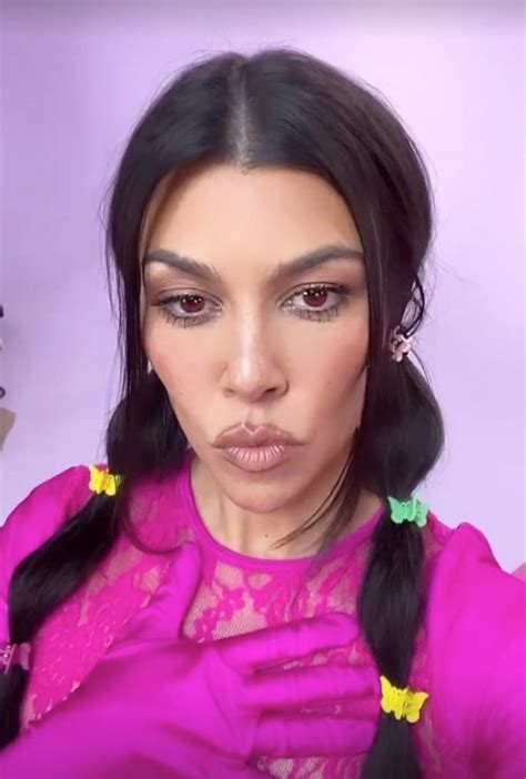 nudes of kardashian|Kourtney Kardashian appears completely naked in Poosh TikTok.